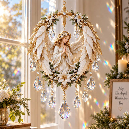✝️ Faith & Light Crystal Suncatcher – 5 Christian Window Designs ✨