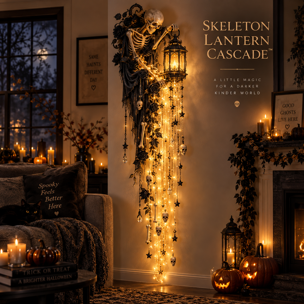 ✨🎃 LAST DAY 49% OFF | Enchanted Halloween Cascading Wall Lights 🕯️