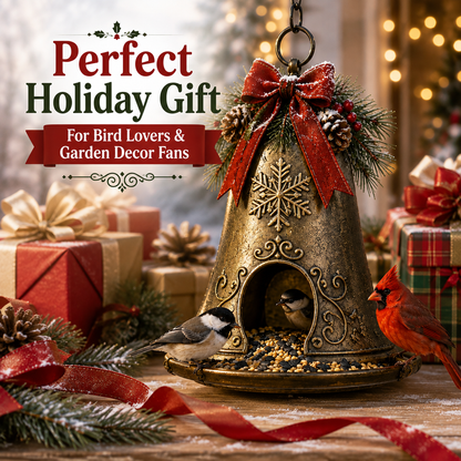 🔥🎄 Christmas Bird Café – 5 Whimsical Feeders for a Festive Winter Garden