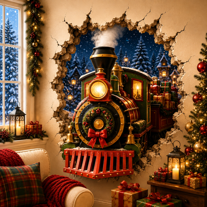 🔥 Last Day 50% OFF | 🎄 Christmas Breakthrough™ Wall Decal – 19.7"