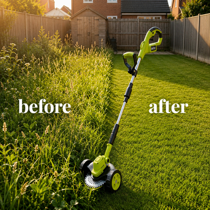 ⚡ 3-in-1 Cordless Grass Trimmer with 2×21V Batteries | Trim, Edge & Brush Cut with Ease