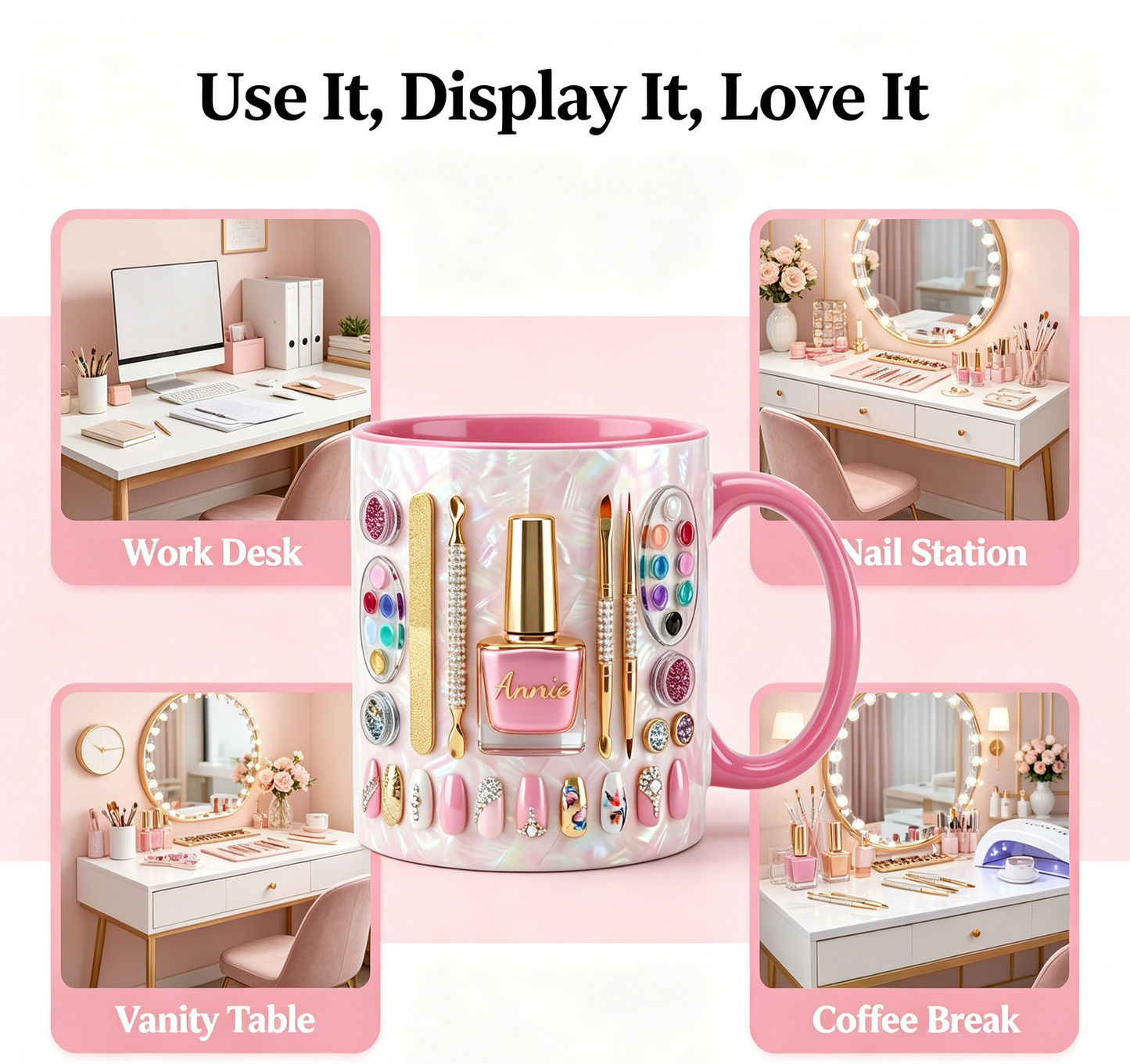 🔥LAST DAY 49% OFF👍🏻Nail Artist Mug 2D Printed 3D Effect