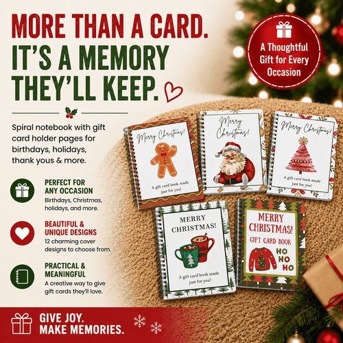🎄 Christmas Gift Card Keepsake Book – Make Gift Cards More Meaningful 🎁
