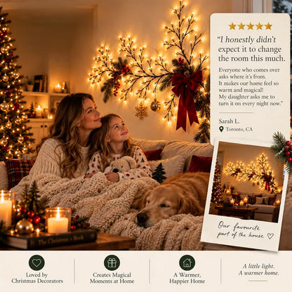 ✨ Warm White LED Tree Branch Light | Cozy Decorative Night Lamp 🌿🏡