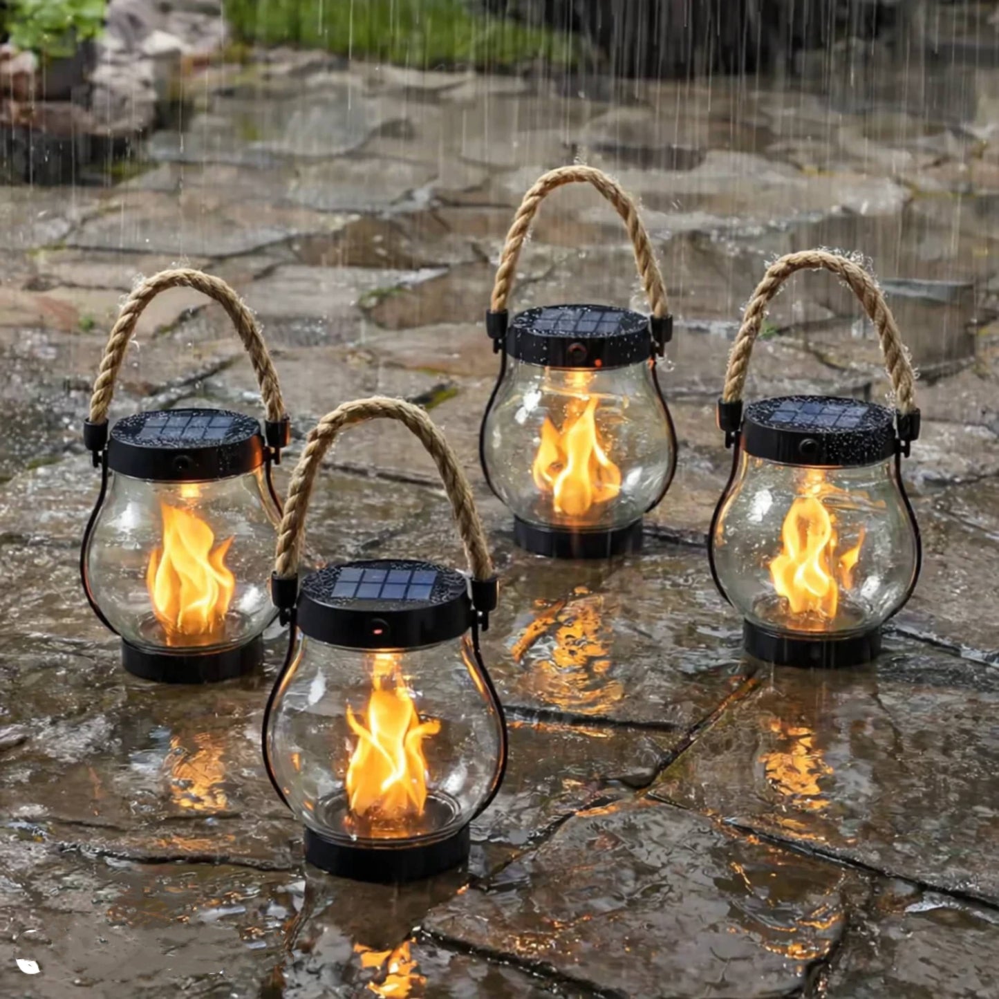 🔥Solar Flame Effect Lantern
