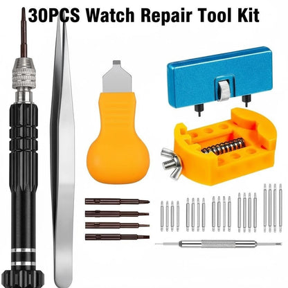 ⌚ All in One Watch Battery Replacement Kit Professional Repair Tool Set Easy DIY Fix