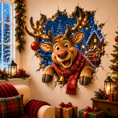 🔥 Last Day 50% OFF | 🎄 Christmas Breakthrough™ Wall Decal – 19.7"