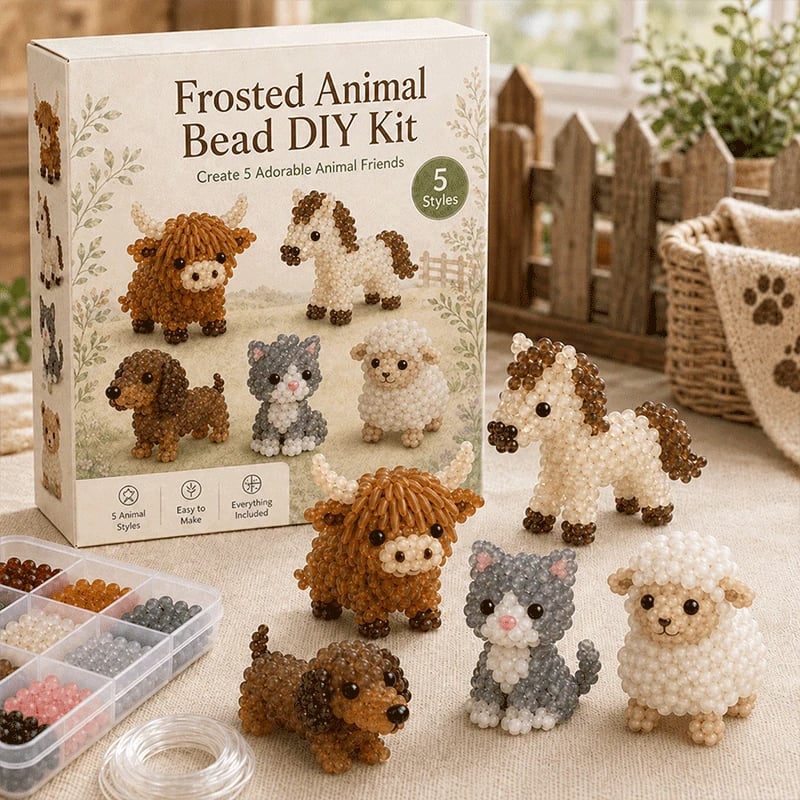 🔥LAST DAY 50% OFF 🐳🌊 Frosted Sea Glass Beading Kit