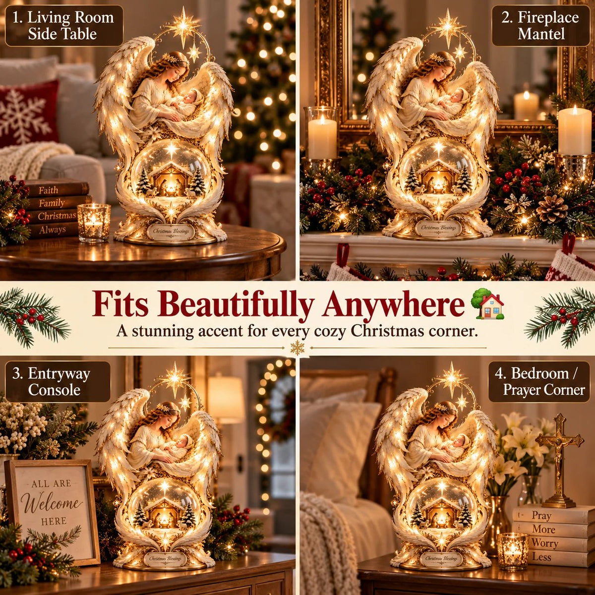 🌟 Bethlehem Comes to Life | Illuminated Nativity Scene ✝️