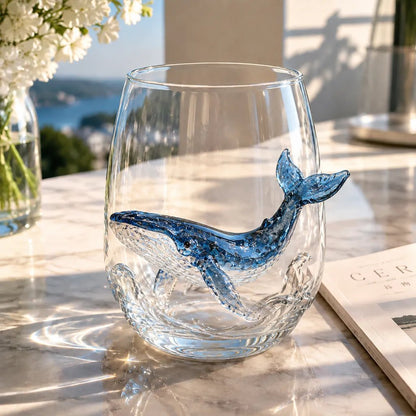 🔥Last Day 49% OFF🌊Handcrafted Blue Ringed Octopus Art Glass Cup