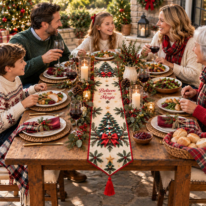 ✨ Christmas Diamond Painting Table Runner Kit | DIY Holiday Decor