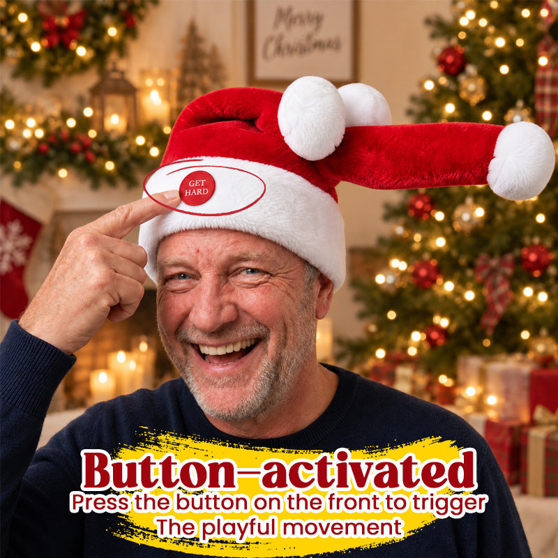 🎅 Dancing Santa Hat | Hilarious Animated Christmas Party Headwear 🎄😂