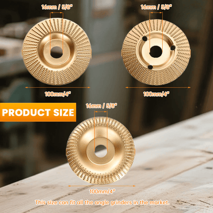 ⚡50K+ SOLD!✨3PCS Wood Carving Disc Set