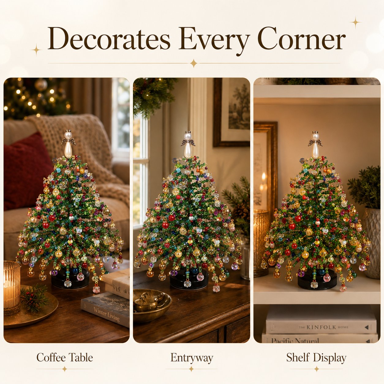 🎄✨ Handcrafted Crystal Christmas Tree DIY Kit – Create Holiday Magic