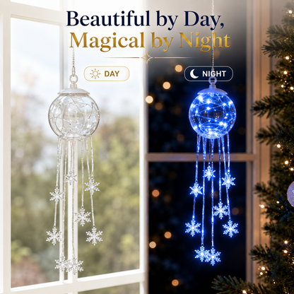 Winter Magic Snowflake Cascade™ – LED Hanging Christmas Ornament❄️