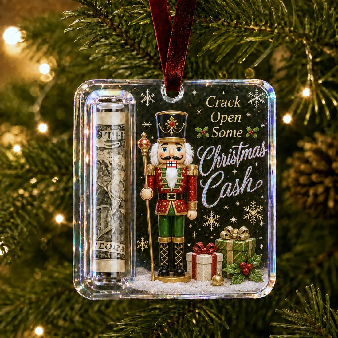 🔥Nur noch 40 Stück!🎉-✨🎄Weihnachtsgeschenk-Halter als Ornament