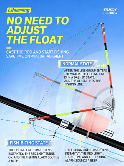 🎣High Sensitivity Night Fishing Float Bite Alert for Fishing Rods