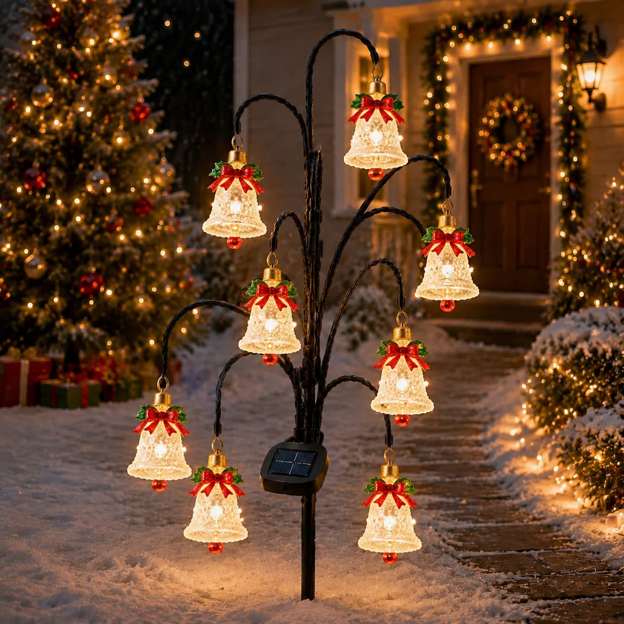 🎄 CHRISTMAS MEGA SALE 65% OFF– Solar Santa Stake Lights 5 Styles Outdoor Yard Decor