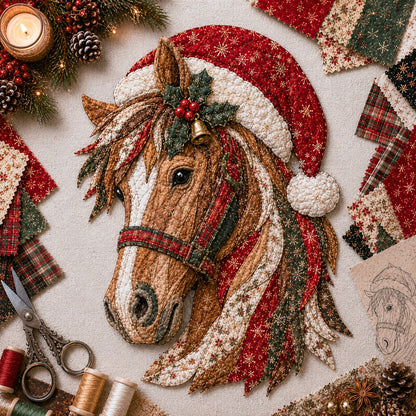 🔥LAST DAY 49% OFF - 🎄🎅Christmas Patchwork Fabric DIY Decor Kit