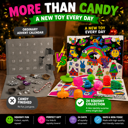 🎄24 Day Squishy Christmas Advent Calendar for Kids Sensory Play 🎁