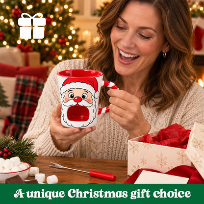 🎅 Melt a Little Christmas Magic | Santa Chocolate Fondue Mug 🍫