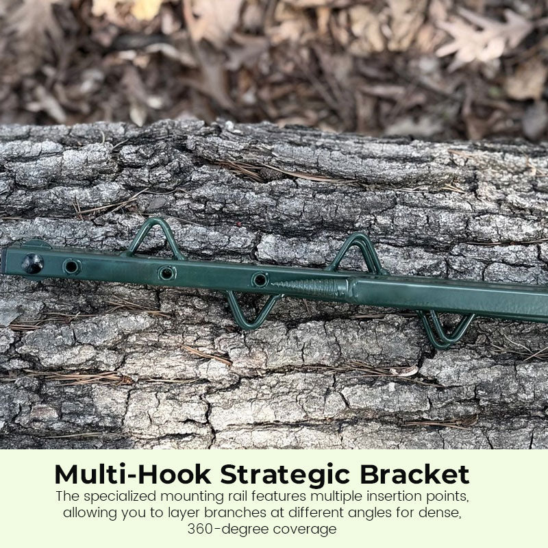 🎯 Portable Camo Hunting Branch Stand for Outdoor Shooting Support