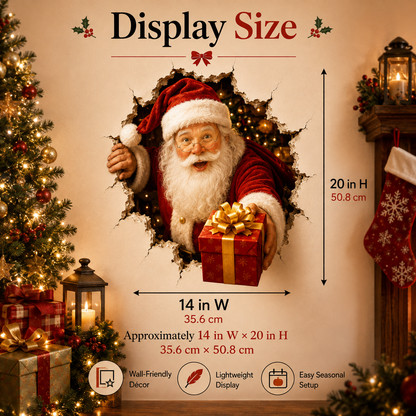 🔥 Last Day 50% OFF | 🎄 Christmas Breakthrough™ Wall Decal – 19.7"