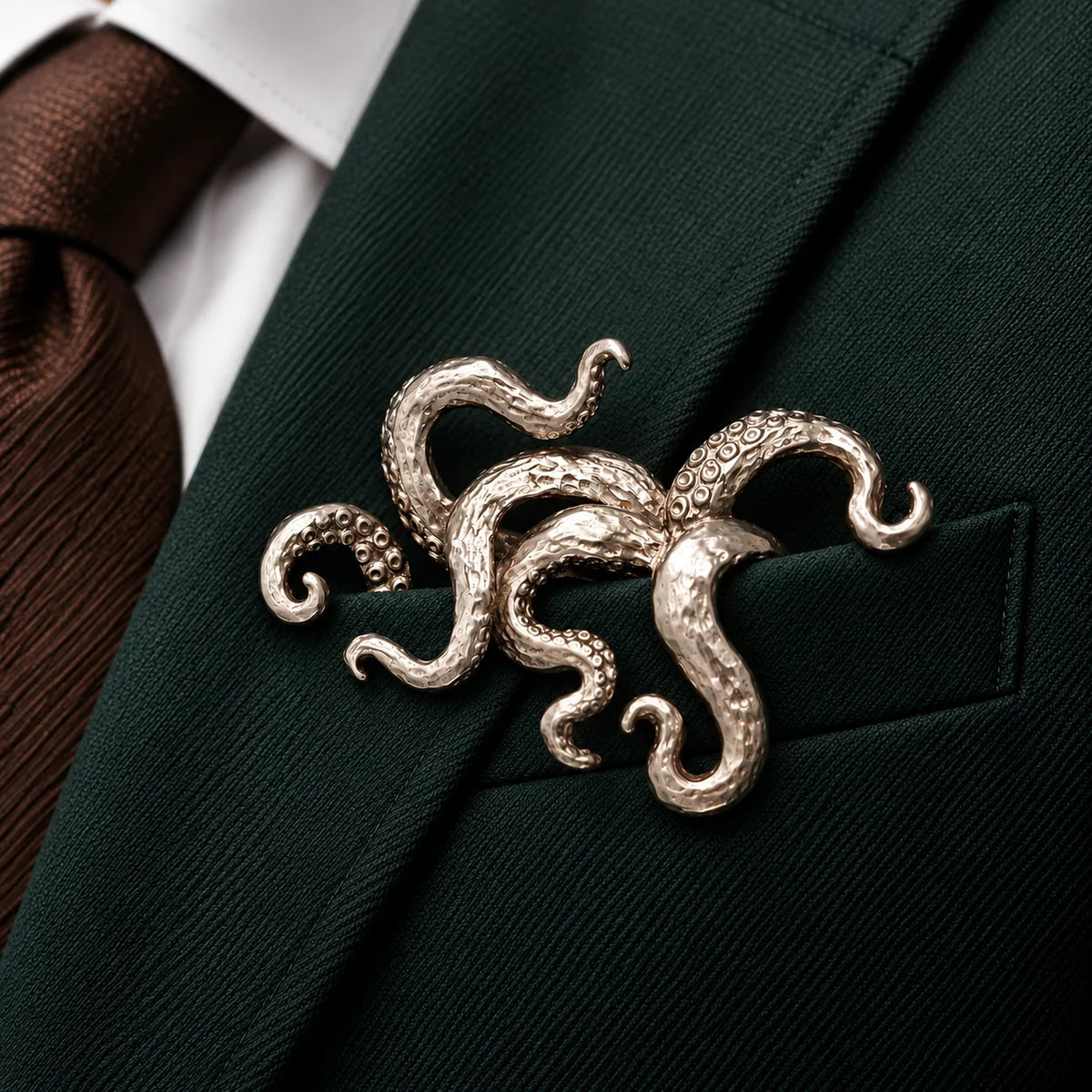 ✨ Luxury Sculpted Animal Brooch – Premium Statement Piece for Suits & Blazers