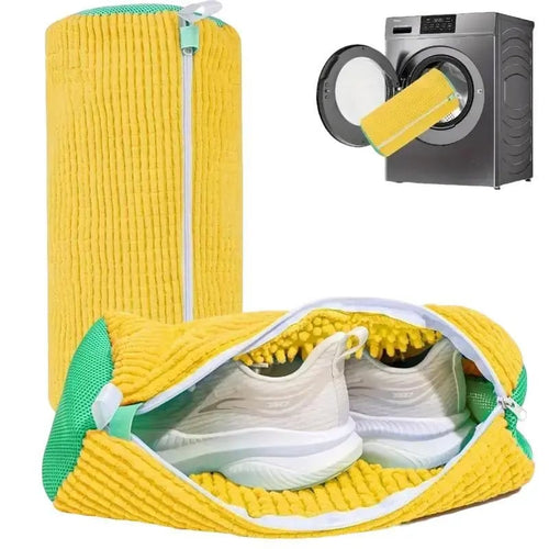 🔥LAST DAY 50% OFF👟20,000+ Fiber Shoe Washing Bag – Deep Clean & Protect Shoes In Every Wash🫧
