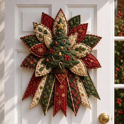 🎉 Holiday Celebration 50% OFF 🎄Christmas Keepsake Quilted Door Hanging DIY Sewing Kit