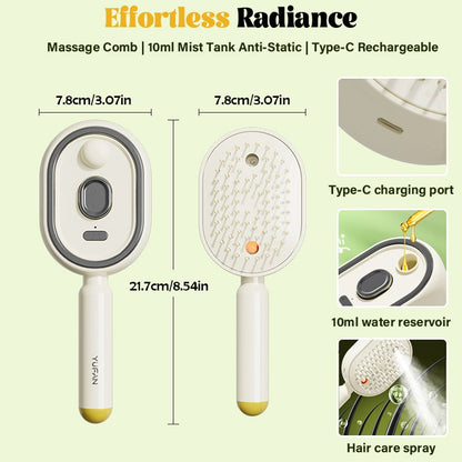 🔥LAST DAY 50% OFF 💆2026 Electric Steam Hair Care & Massage Brush