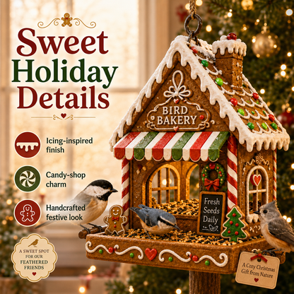 🔥🎄 Christmas Bird Café – 5 Whimsical Feeders for a Festive Winter Garden