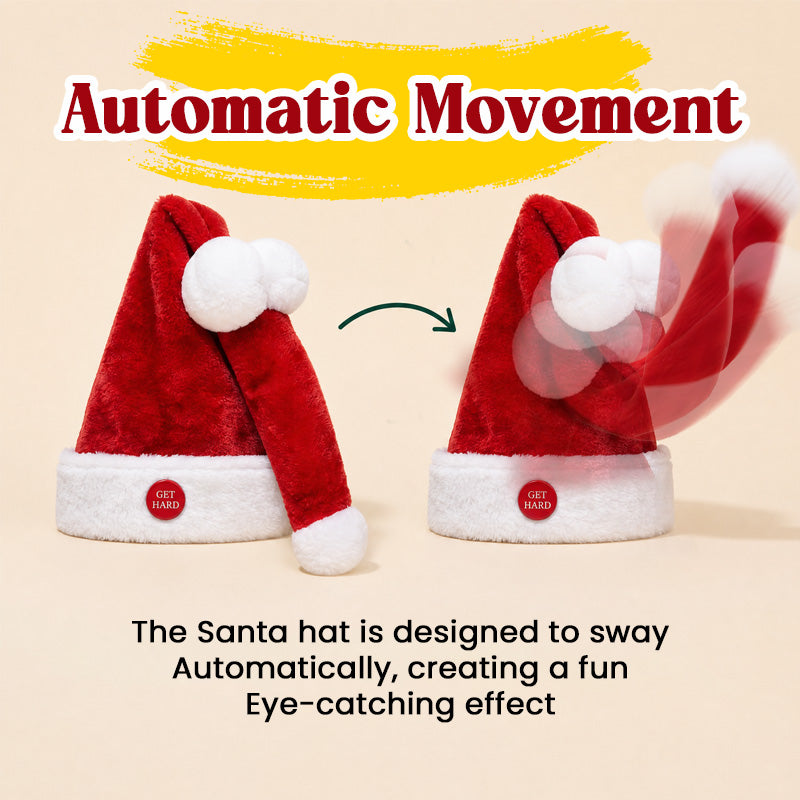 🎅 Dancing Santa Hat | Hilarious Animated Christmas Party Headwear 🎄😂
