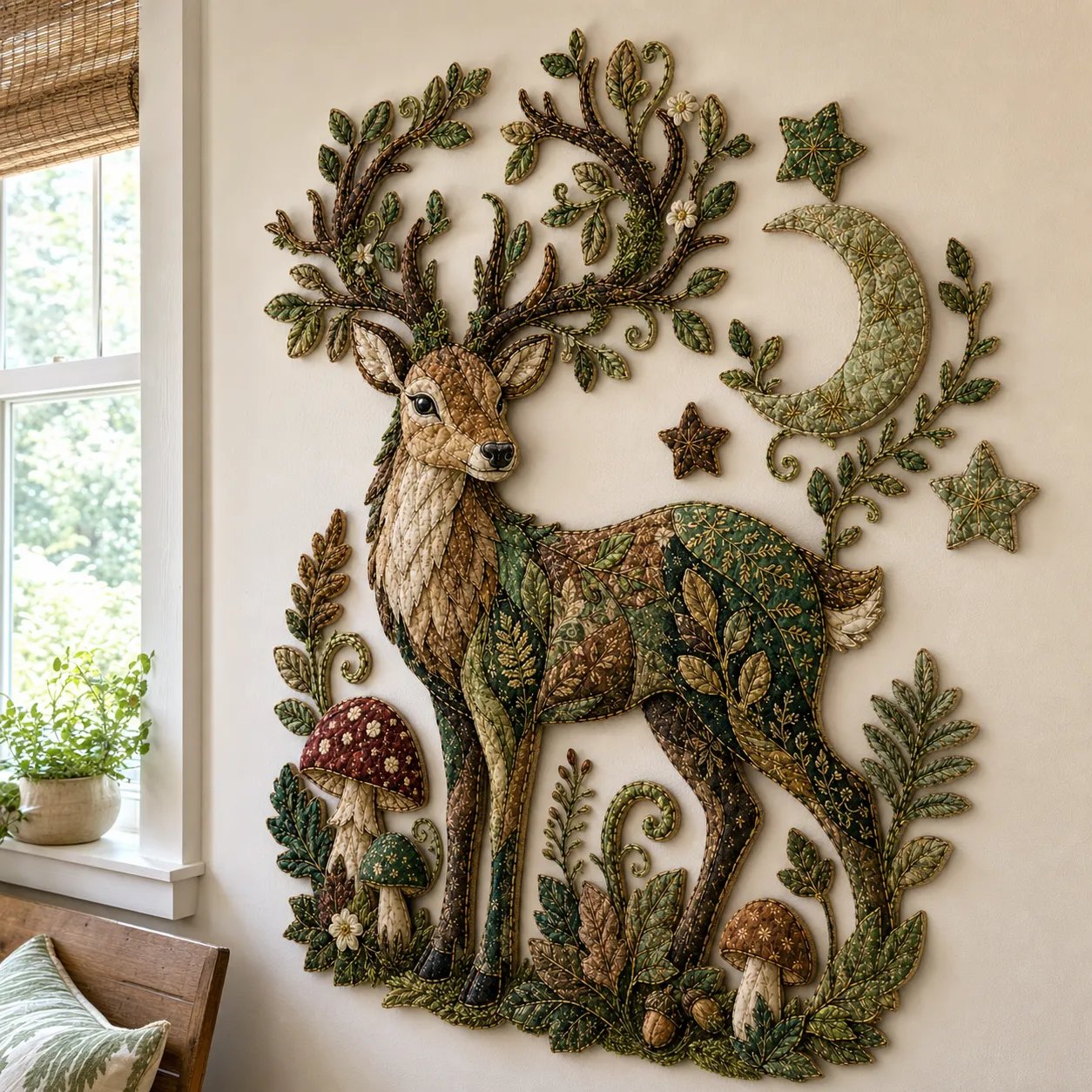 ⏳ Last Day 49% OFF 🌙 Beginner-Friendly DIY Fantasy Creature Patchwork Art Kit