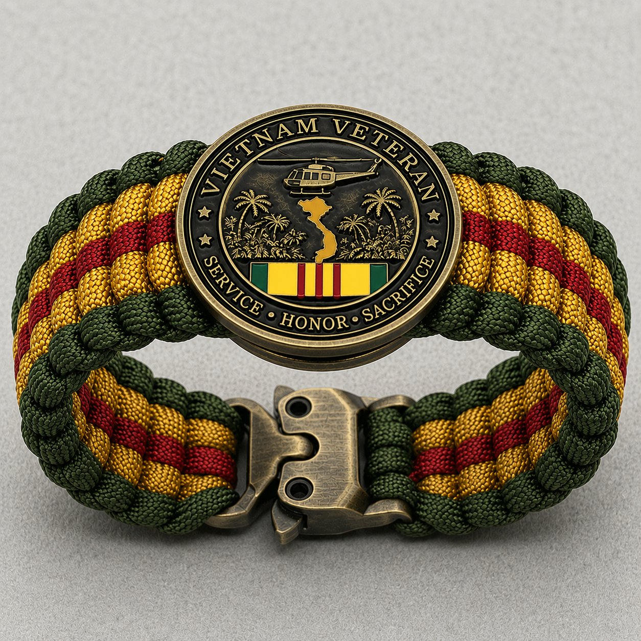 🏆Last Day Promo: 49% OFF 🎖️Survival Paracord Bracelet Honoring Vietnam Veterans