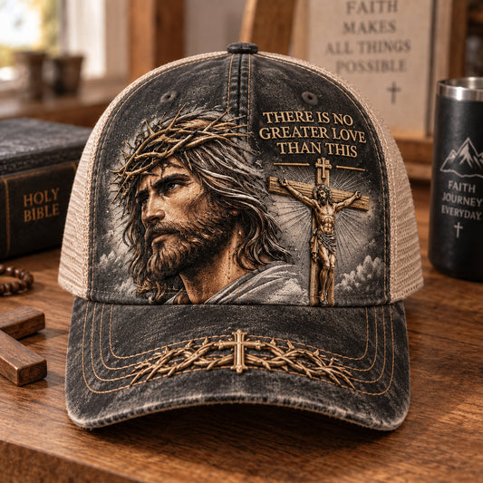 ✝️ Love Wore Thorns | Vintage Faith Cap