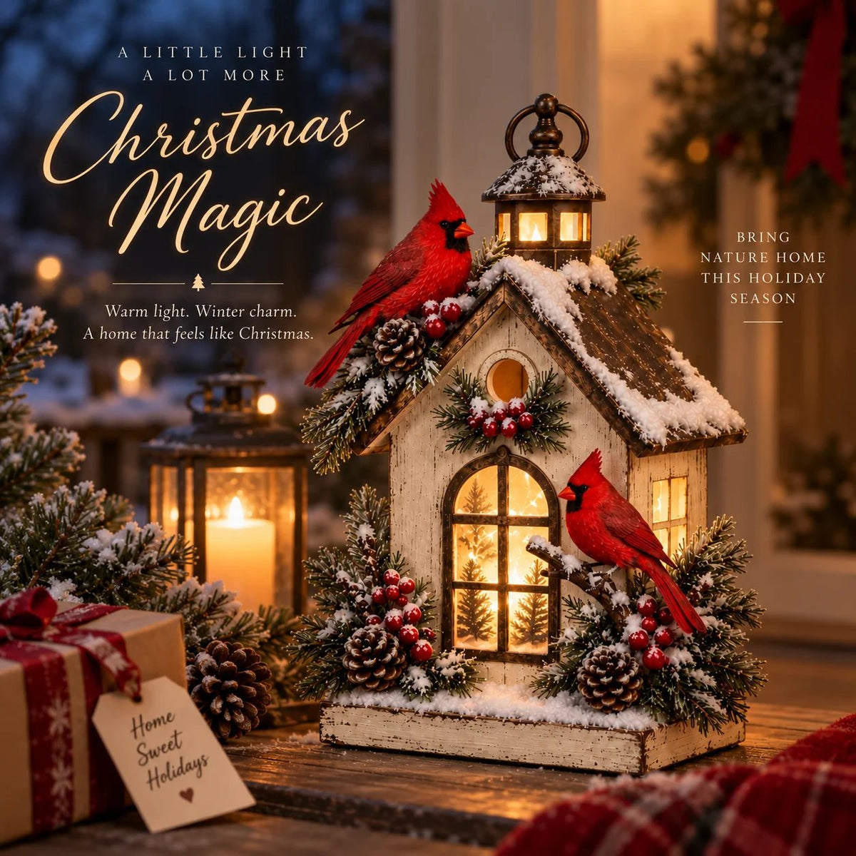 ❤️ Cardinal Cottage in Winter | A Cozy Home for Redbird Lovers
