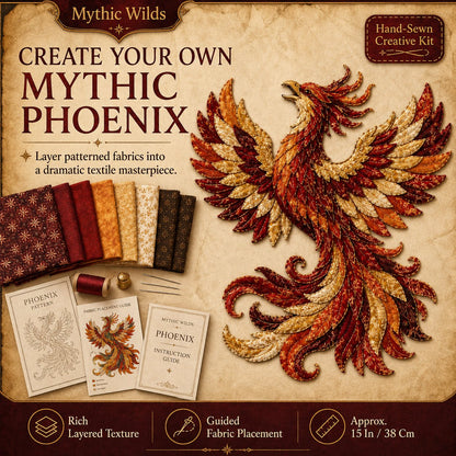 ⏳ Last Day 49% OFF 🌙 Beginner-Friendly DIY Fantasy Creature Patchwork Art Kit