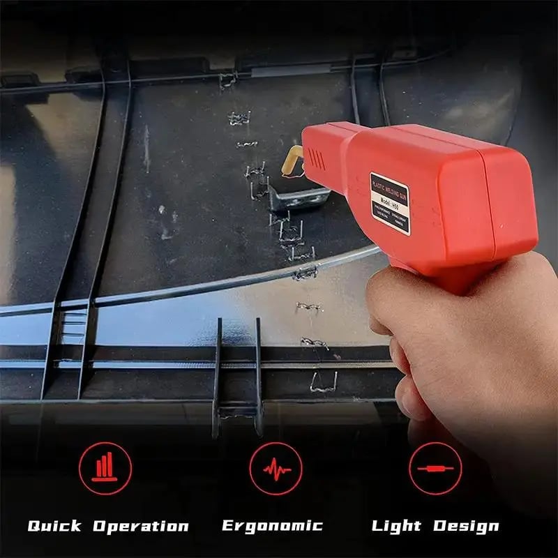 🔧 🚗 Heavy Duty Plastic Welding Repair Kit with 200 Staples