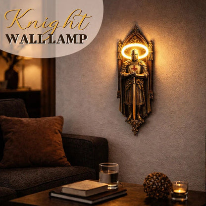 🛡️ Medieval Castle Knight Wall Sconce, Warm Glow Atmospheric Wall Lamp⚔️✨