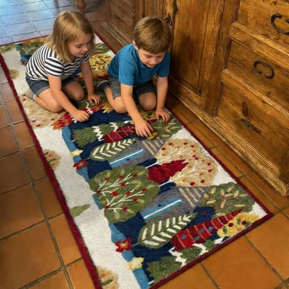 Enchanted Forest Vintage Runner Rug