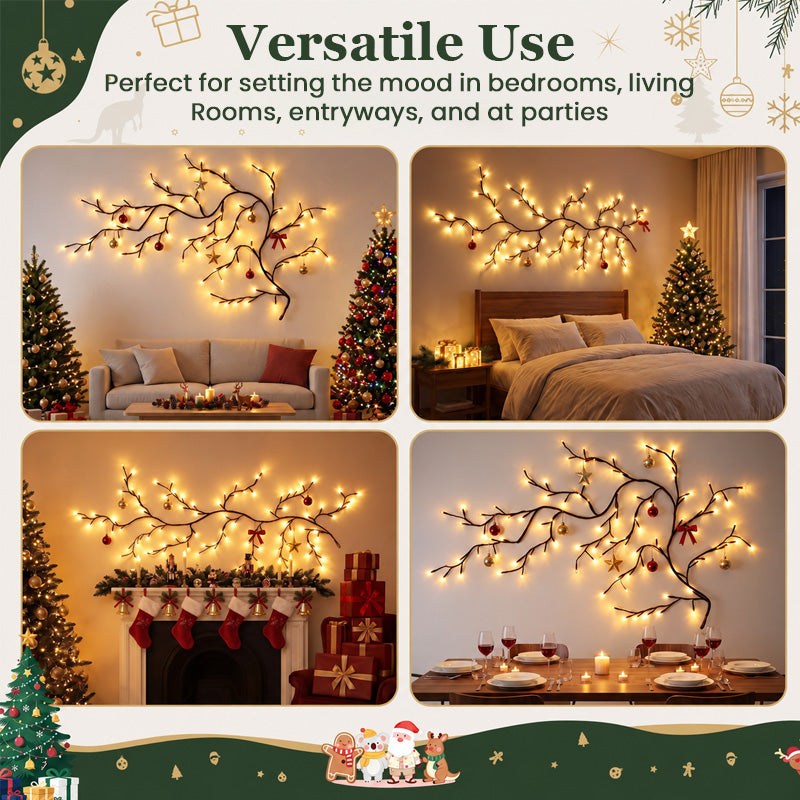 ✨ Warm White LED Tree Branch Light | Cozy Decorative Night Lamp 🌿🏡