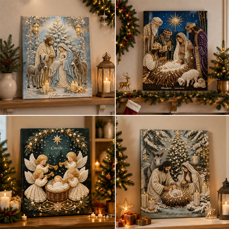 ✝️ Nativity Diamond Painting Kit | Christian Christmas DIY Faith Wall Decor ✨