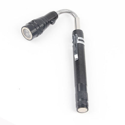 🔦🧲 USB Rechargeable LED Magnetic Pickup Tool with Flexible Neck