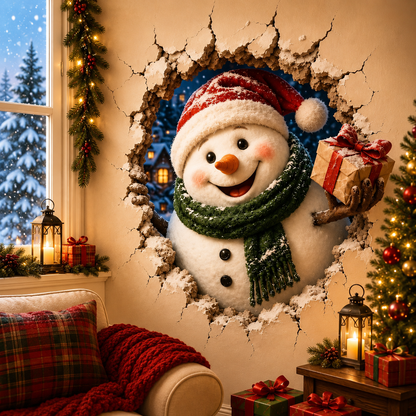 🔥 Last Day 50% OFF | 🎄 Christmas Breakthrough™ Wall Decal – 19.7"