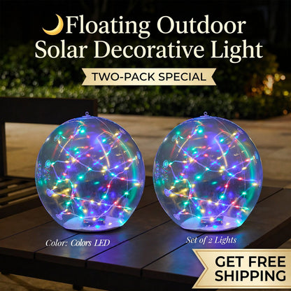 ✨ Floating Outdoor Solar Light🏡Elegant Ambient Lighting for Outdoors 🌙