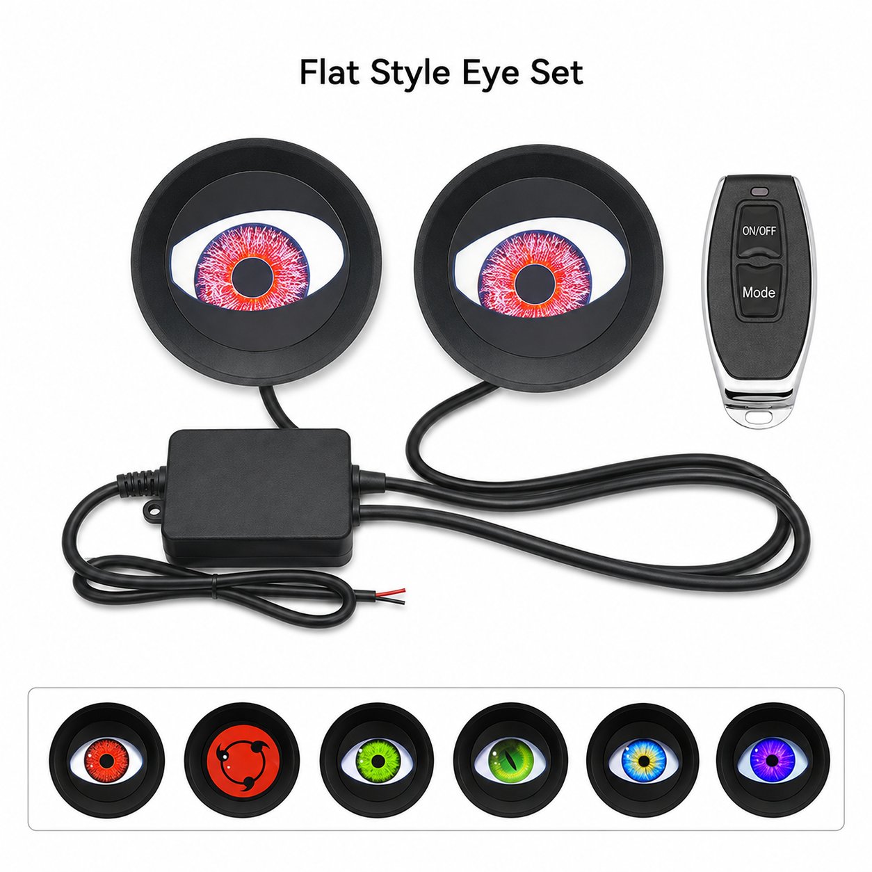 👁️ Limited-Time 50% OFF – Dynamic Evil Eye LED Car Lights with App & Remote Control