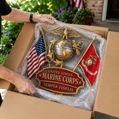 🏆Last Day Promo: 49% OFF 🎖️Semper Fidelis US Marine Corps Garden Stake✈️Buy 2 Free Shipping Today!