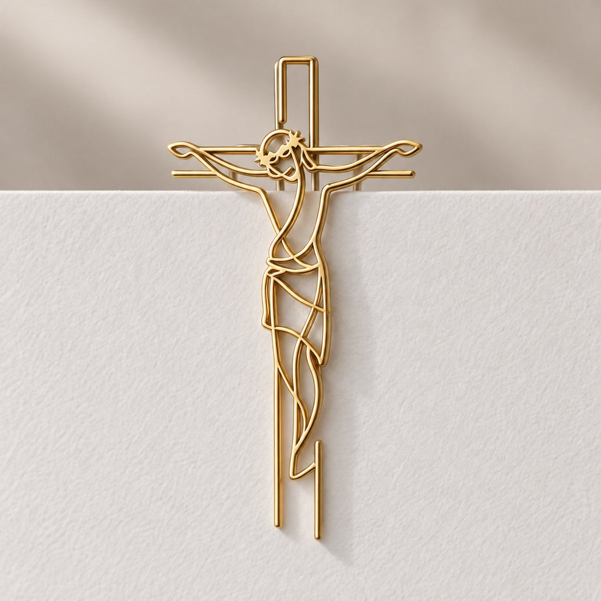 ✝️✨ Faith-Inspired Gold Paper Clips – Meaningful Bible & Journal Markers