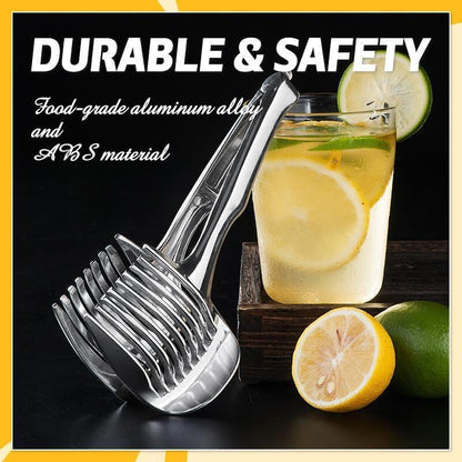 🔪 8-Slot Kitchen Slicing Guide - Safe & Even Fruit & Vegetable Cutter